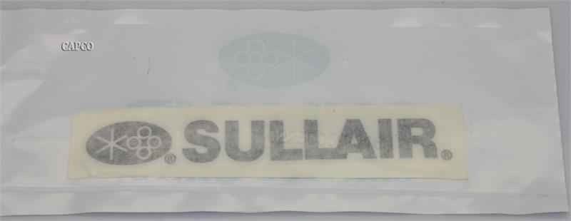 02250059-046 SULLAIR (OEM) DECAL 02250059-046 Genuine Part by SULLAIR (R) DECAL,SULLAIR (R) .75 X 6 BLACK - Image 1