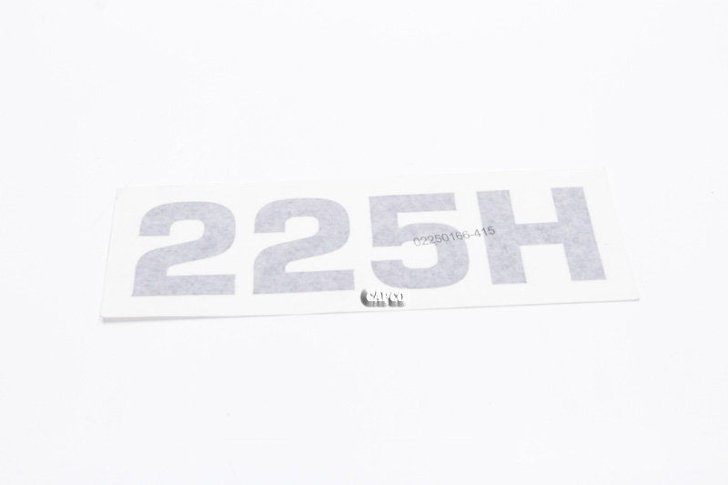 02250166-415 02250166-415 Genuine Part by SULLAIR (R) DECAL, '225H' BLACK - Image 1