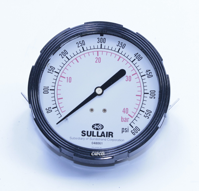 048061 Genuine Part by SULLAIR (R) GAUGE 048061 Genuine Part by SULLAIR (R) GAUGE, PRESSURE 0-600PSI - Image 1
