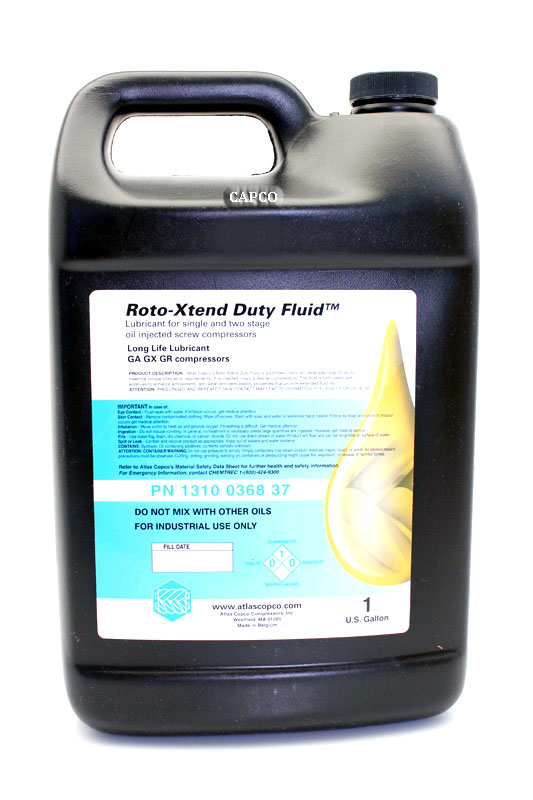 1310-0368-37 OIL:ROTO-XTEND 1 GALLON PAIL (OEM) Atlas Copco 1310-0368-37 OIL:ROTO-XTEND 1 GALLON PAIL (OEM) Atlas Copco - Image 1
