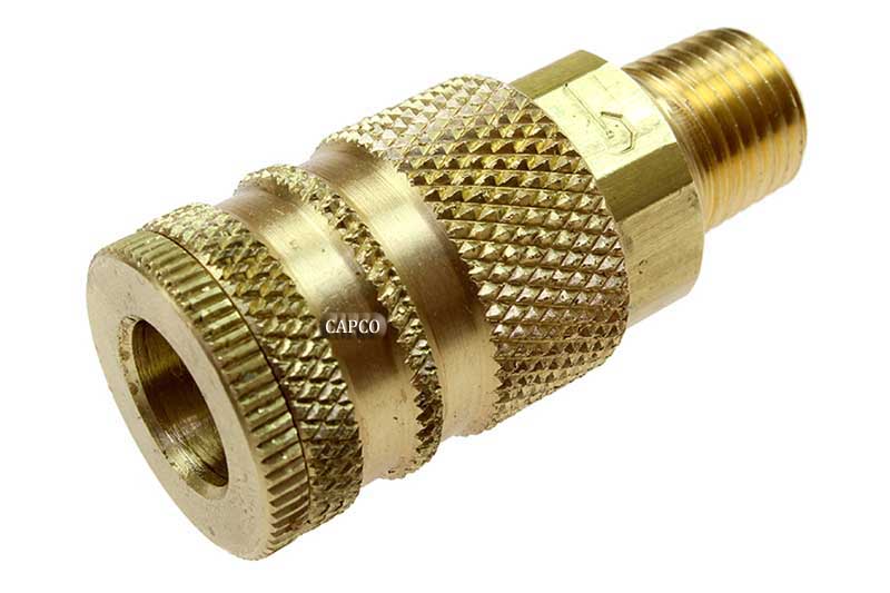 152 152 1/4" Industrial Coupler, 1/4" MPT - Image 1