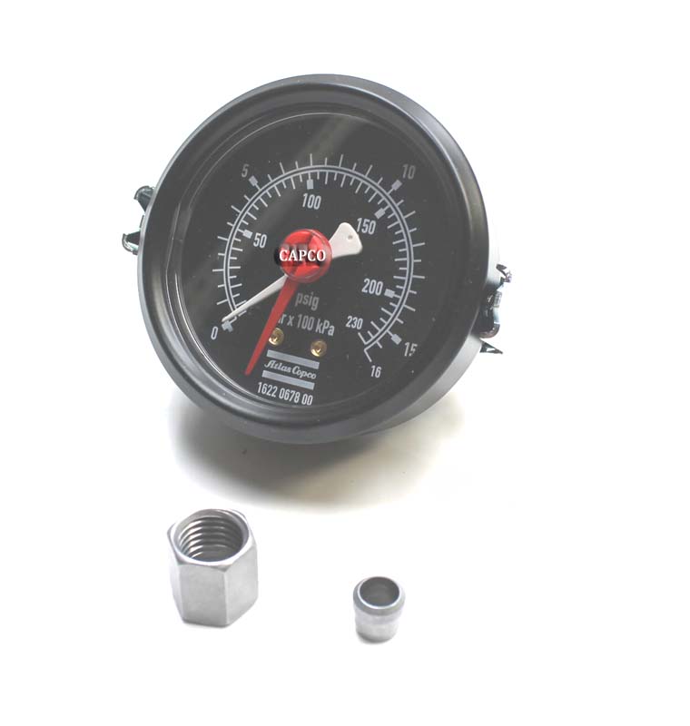1622-0678-00 PRESSURE GAUGE: (OEM) Atlas Copco 1622-0678-00 PRESSURE GAUGE: (OEM) Atlas Copco - Image 1