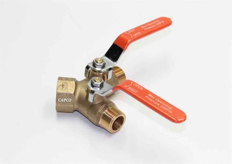 250019-916 Genuine Part by SULLAIR (R) VALVE 250019-916 Genuine Part by SULLAIR (R) VALVE, DBL BALL 3/4 X 1" - Image 1