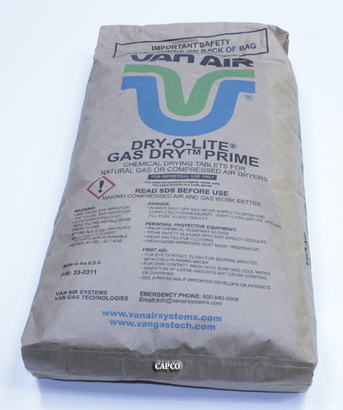 33-0311 Vainair (OEM) DRY-O-LITE DELIQUESCENT DESICCANT (50lb BAG) 33-0311 Vainair (OEM) DRY-O-LITE DELIQUESCENT DESICCANT (50lb BAG) - Image 1