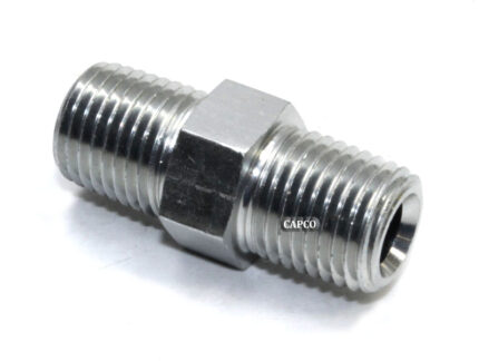 868504-025 Genuine Part by SULLAIR (R) NIPPLE,PIPE HEX 1/4 X 1/4" PLT