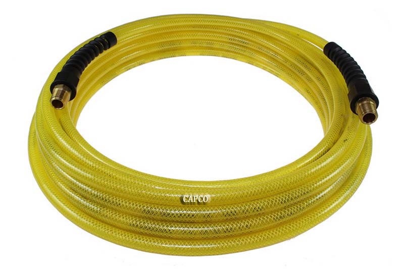 PFE41004TY Flexeel Hose PFE41004TY Flexeel Hose, 1/4 ID x 100, 1/4 MPT, Transparent Yellow - Image 1
